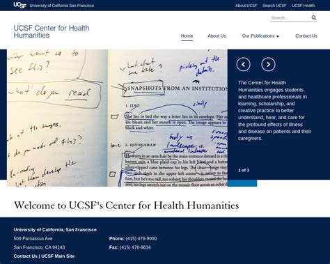 Ucsf Center For Health Humanities Ucsf Websites