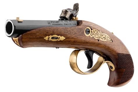 Pistolet Derringer Philadelphia Poudre Noire Pedersoli Cal45 Armes