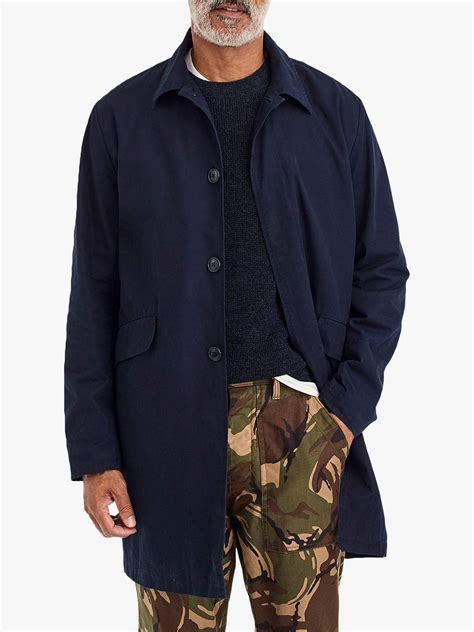 Jcrew Seaside Trench Coat Navy At John Lewis And Partners