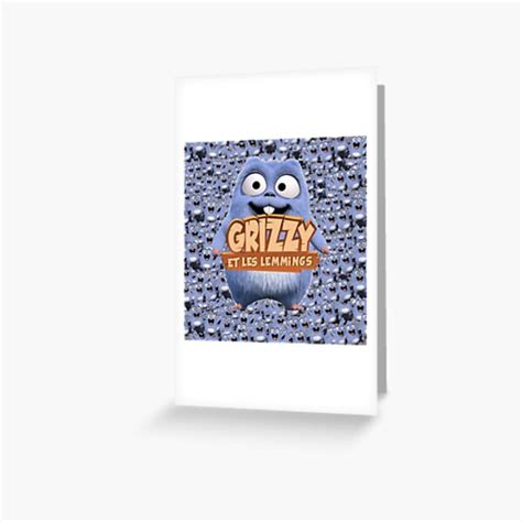 Toddler Grizzy And The Lemmings Characters Greeting Card For Sale By