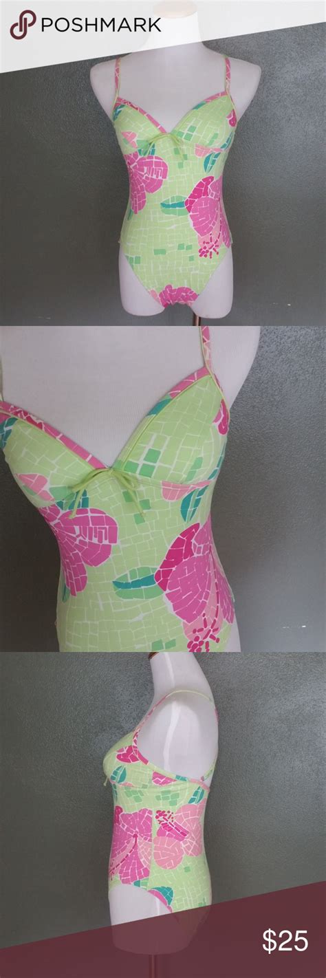 Lilly Pulitzer Mosaic Floral Swim Suit 282 Lilly Pulitzer Clothes