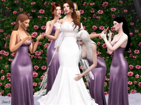 Bridesmaids Pose Pack By Betoae0 At Tsr Sims 4 Updates