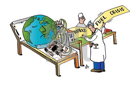Cartoon World Fuel Crisis Large By Alexei Talimonov Tagged Fuel
