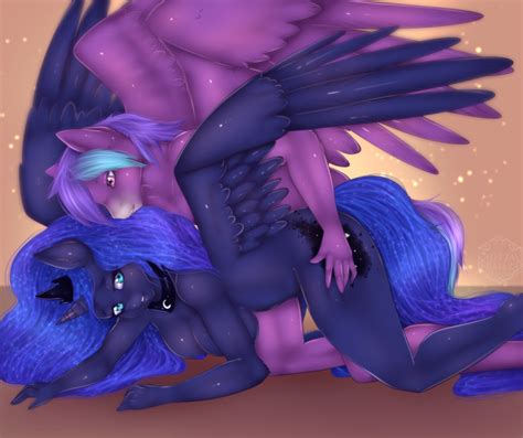 Rule 34 2017 Alicorn All Fours Anthro Anthrofied Blue Feathers Blue