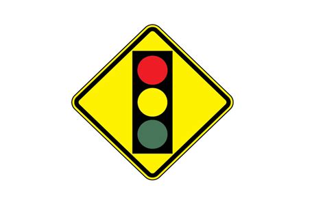 Traffic Light Ahead Sign W3 3 Traffic Safety Supply Company