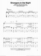 Sinatra - Strangers In The Night sheet music for guitar solo