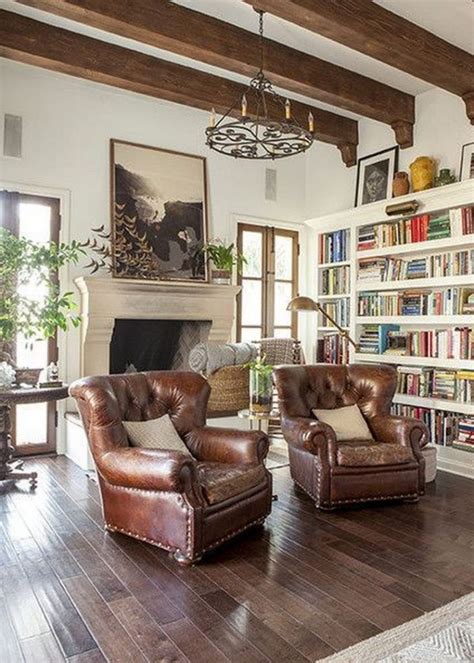 38 The Top Home Library Design Ideas With Rustic Style Page 36 Of 40