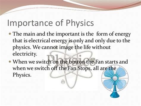 3 Importance Of Physics