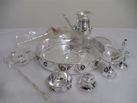 Pure Silver Pooja And T Items