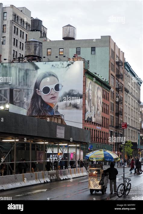 Streets Of Soho New York City Stock Photo Alamy