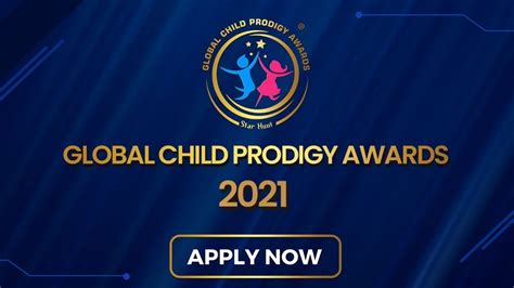 Global Child Prodigy Awards 2021 Is Here ️ Apply Today Child