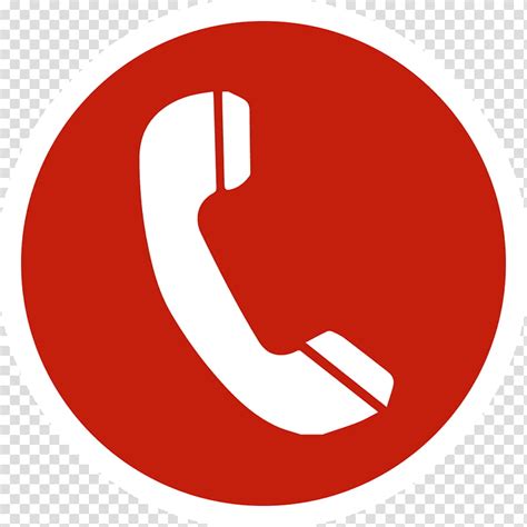 Red Circle Mobile Phones Email Symbol Telephone Call Logo Redford