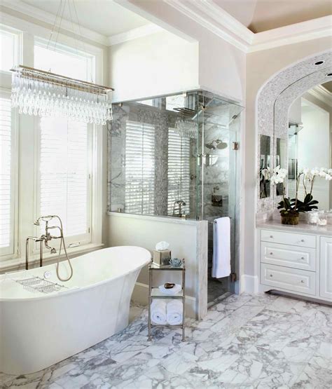 23 Gorgeous Stand Alone Tub With Shower — Breakpr White Bathroom