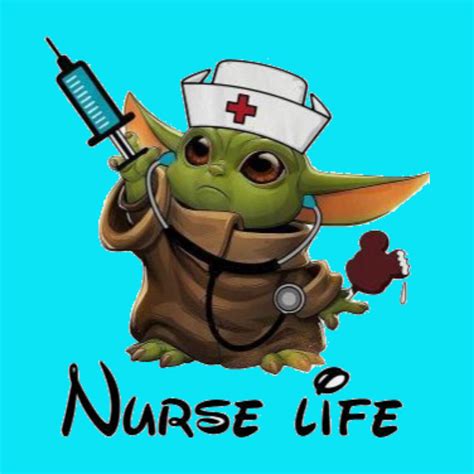 Baby Yoda Grogu Nurse Life Sticker Etsy