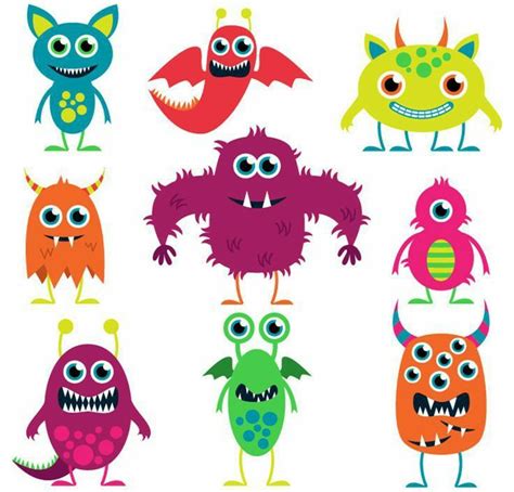 Pin By Tracy Boulay On Knip Plaatjes Cute Monsters Monster Clipart