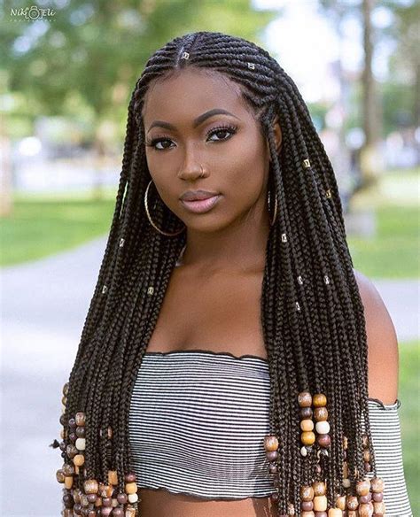 Black Girl Box Braids Fula People On Stylevore