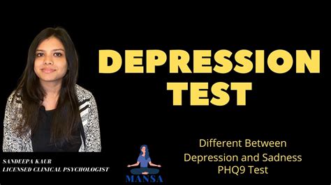 Depression Test Sadness Vs Depression In Hindi Phq 9 Test