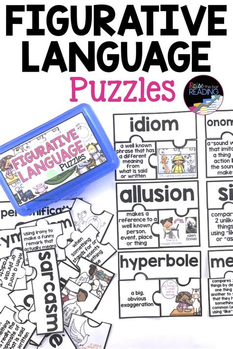 Figurative Language Puzzles Are A Fun Figurative Language Activity For