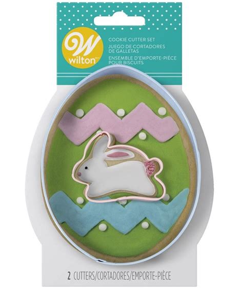 Wilton Easter Cookie Cutter Set Easter Egg And Bunny The Cake Guru