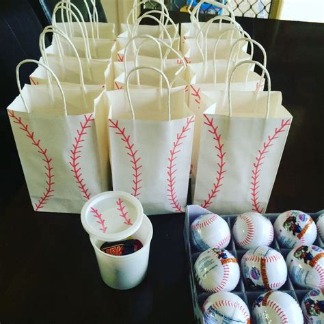 Baseball Birthday Party Ideas For Kids Lolly Bags To Food Ideas