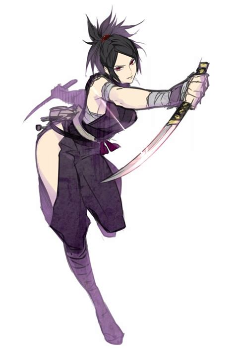 Shinobi Fantasy Character Design Concept Art Characters Female Ninja