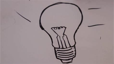 Como Desenhar Uma Lâmpada Desenhe Uma Lâmpada De Luz Muito Fácil Passo A Passo Desenho