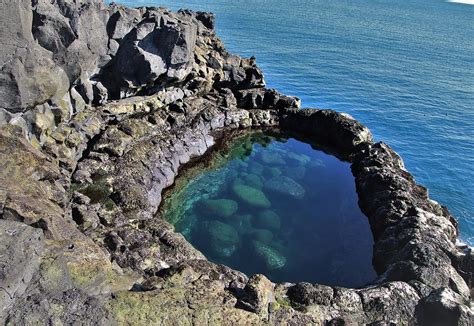 Brimketill Lava Rock Pool Iceland Photograph By Merlins Boxofpics