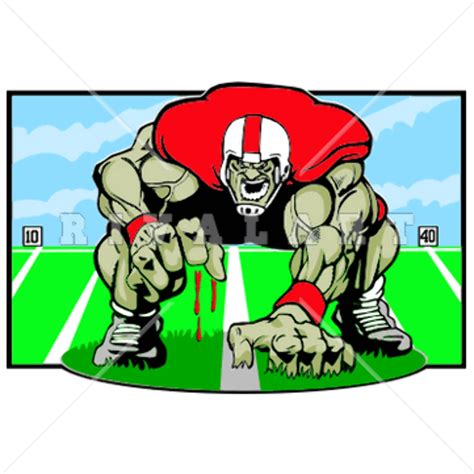 Download High Quality Football Player Clipart Angry