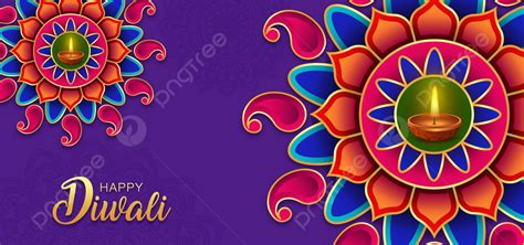 Happy Diwali Festival Of Light Premium Diya Glowing Light Decoration