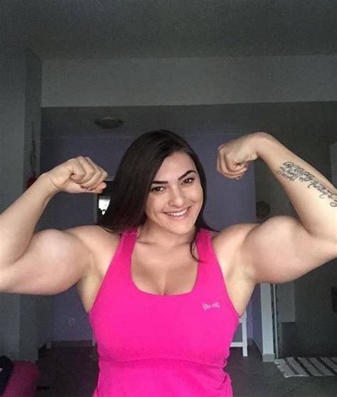 J Ssica Sestrem Female Bodybuilder Huge Biceps Strong Girl Abs