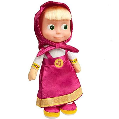 Buy Masha Russian Talking Toy Popular Cartoon Character Masha And The Bear Online At