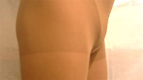 Crossdresser Pantyhose Aand White Panties 035 Hd Tranny