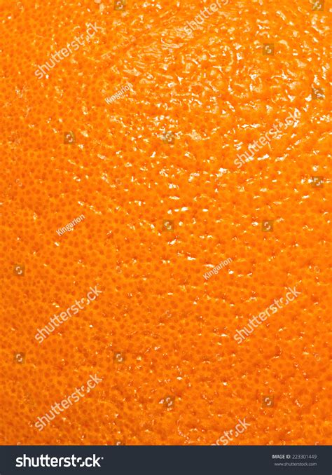 Texture Of A Bright Orange Peel Closeup Stock Photo 223301449