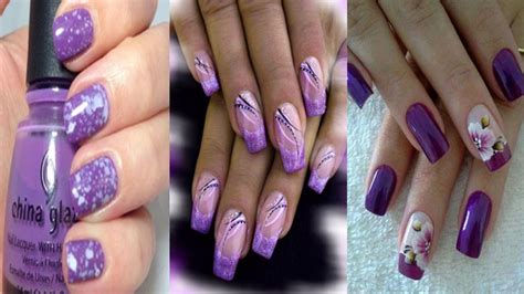 9 Easy Purple Nail Art Designs With Images Styles At Life