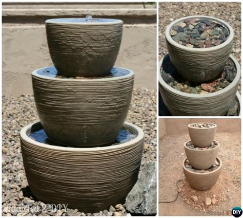 5 Diy Terra Cotta Clay Pot Fountain Projects Picture
