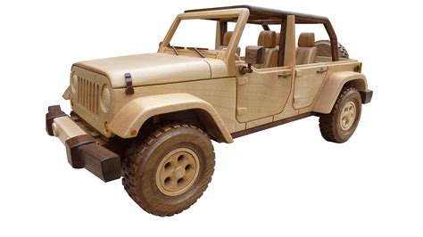 Wooden toy plans, patterns, models and woodworking projects. PATTERNS & KITS :: Cars :: 127 - The Jeep