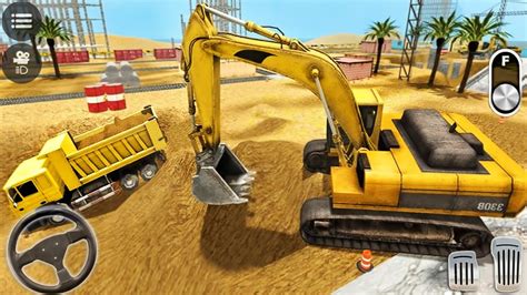Excavator Simulator Vehicles Heavy Construction Truck Driver