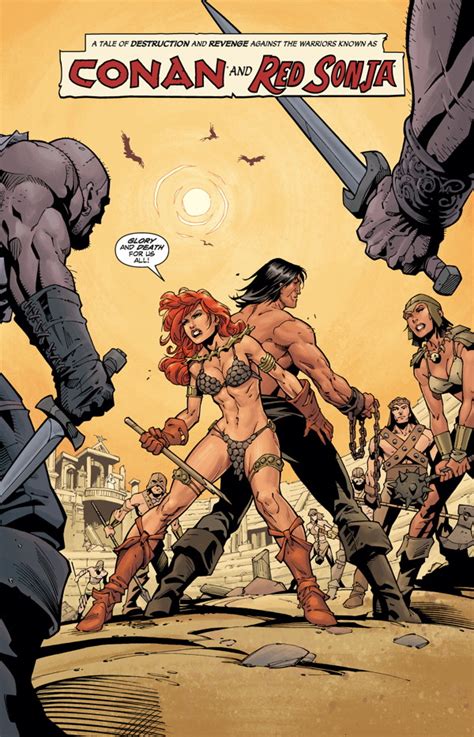 Conan Red Sonja 3 Profile Dark Horse Comics