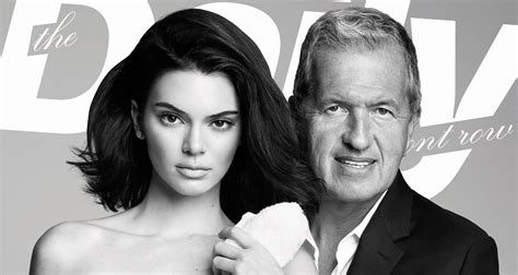 Kendall Jenner Covers ‘daily Front Row With Mario Testino Kendall