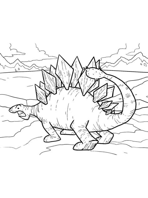 Stegosaurus Coloring Pages