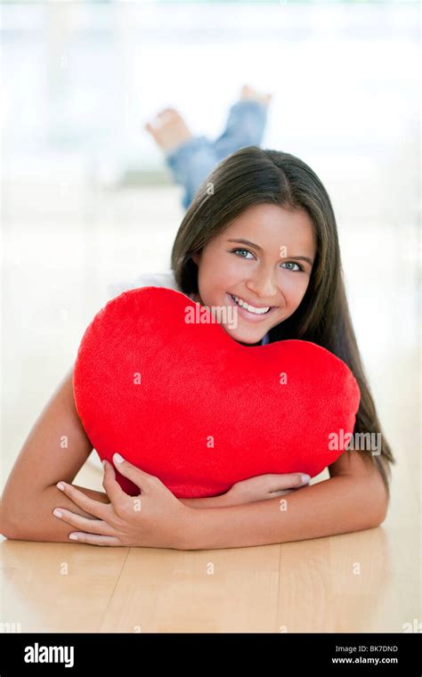 Happy Teenage Girl Stock Photo Alamy