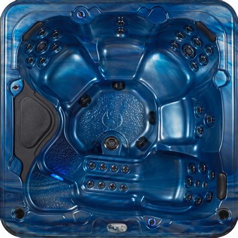 AquaLife Osprey Harmony LS Person Stainless Jet Lounger Hot Tub Bluetooth Stereo Subwoofer