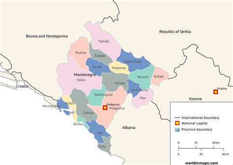 Montenegro Data And Statistics World In Maps