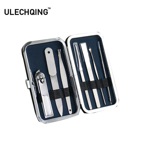 Ulechqing Manicure Set Stainless Steel Ear Pick Nail Tools Manicure And