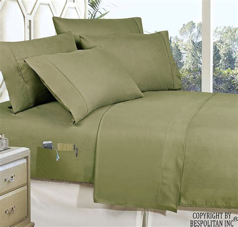 Elegant Comfort 4 Piece California King Smart Sheet Set Luxury Soft