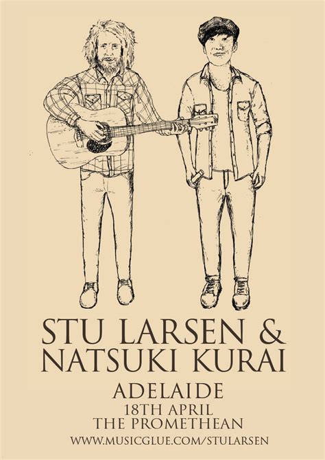 Stu Larsen And Natsuki Kurai Australian And European Tour Behance