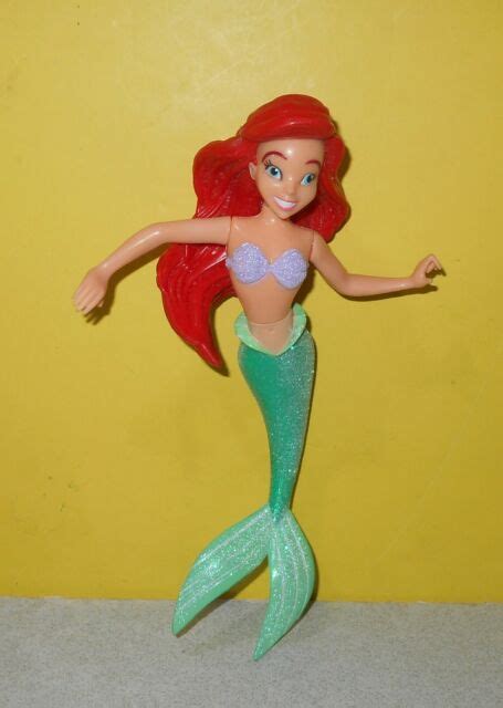 8 poseable sparkle glitter disney the little mermaid ariel play figure ebay