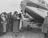 Beatrice Beckett, wife of Prime Minister Anthony Eden, cutting the ...