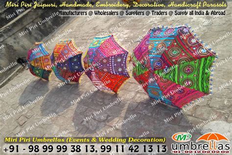 Rajasthani Jaipuri Wedding Decorative Umbrellas Parasols