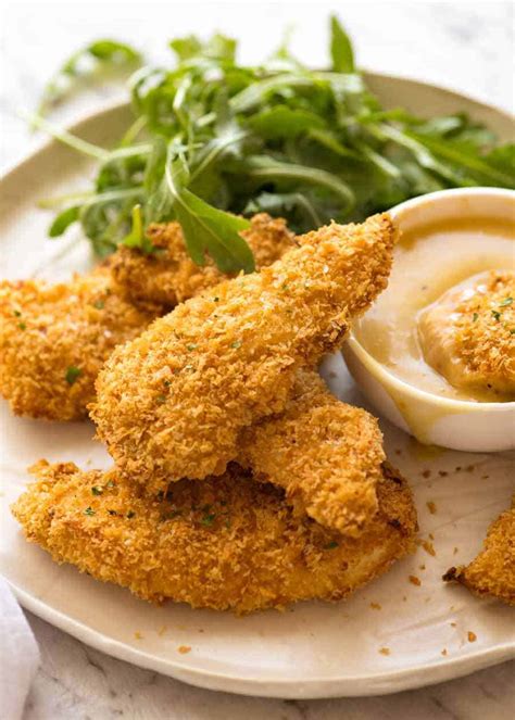 Truly Crispy Oven Baked Chicken Tenders Recipetin Eats